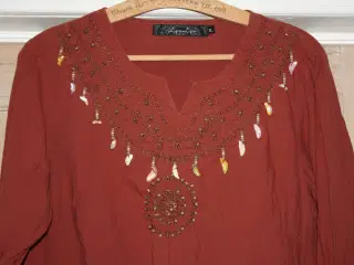 Lipo Lipo bluse str. XL terracotta farver