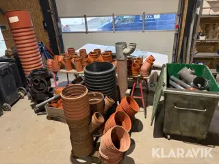 parti kloak- og afløbsfittings – Uponor, Ostendorf m.fl.