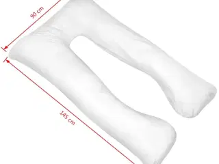 Graviditetspude 90 x 145 cm hvid