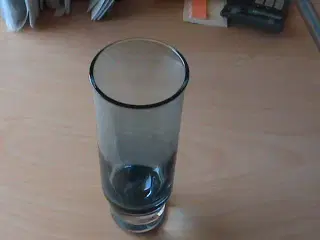 Glas vase blå
