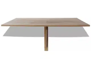 Foldbart vægbord 100x60 cm egetræsfarve