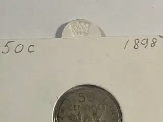 50 Centimes France 1898