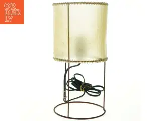Bordlampe med lampeskærm (str. Ø 15 cm)