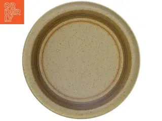 Rund beige tallerken (str. Ø 26 cm)