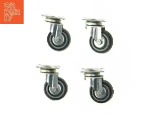 Sæt af fire drejehjul (str. 7 cm og Ø 4,5 cm)