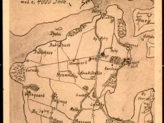 Kort over Taasinge - Chr. G. Kielbergs Bogh. 56868 - Ubrugt