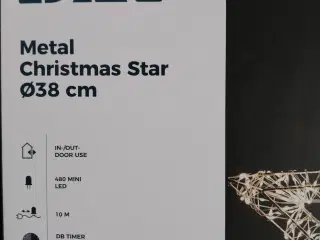 LED Julestjerner, 2 størrelser