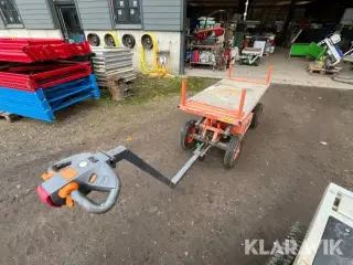 Transport vogn med løfte funktion