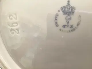 Skål, porcelæn, Oscar Schlegelmilch, håndmalet