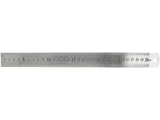Præcisions Stållineal 30 cm - Holdbar og Nøjagtig