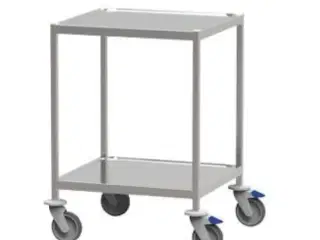 Kørebord 600x400 mm m/ vulstkant m/over og underhylde (Udstillingsmodel)