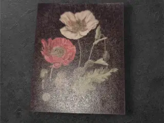 Unikke papirark med smukke valmuemotiver