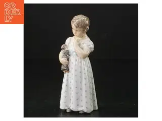 Porcelænsfigur af pige fra B&G (str. 15 cm)