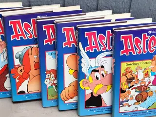 Asterix bøger, indbundne, 7 stk. 