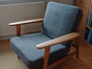 Wegner lænestol,  egetræ 