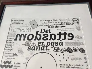 Plakat:MENTAL JOGGING og INTELLEKTUELLE POPCORN 