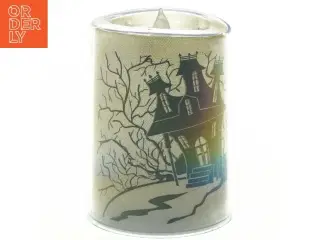 Dekorativt LED lys med halloween-motiv (str. 11 x ø 8 cm)