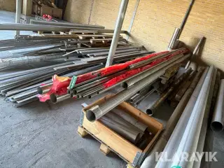 Rustfristål rør 304/316 + akselstål 18 styk