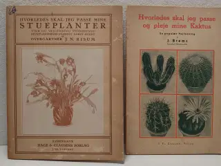 Brems og Risum:Hæfter om plantepasning.1928 & 1935