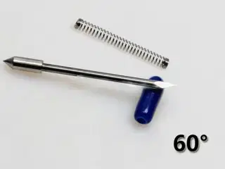 5 stk. knivpakke, Graphtec kniv til Sandblæsnings folie 60º, offset 0.75mm