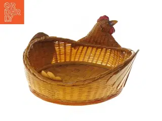 Kyllingeformet kurv (str. Ø 22 cm)