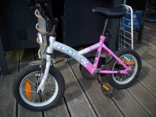 Barnecykel 12" + støttehjul
