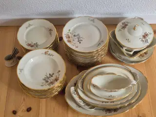 Spisestel "Københavns porcellains maleri "
