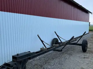 Bådtrailer / båd vogn til traktor med drejekrans