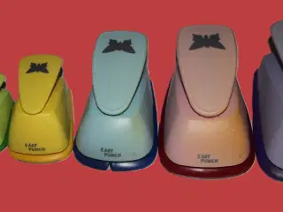 Punches til scrapbooking/kort pris/tilbud samlet