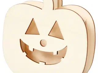 Halloweenfigur, Græskarhoved, H: 13 cm, D: 3 cm, B: 13,5 cm, 1 stk.