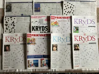 Tre helt nye krydsordshæfter + flere krydsord