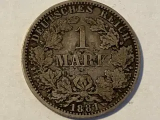 1 Mark 1881 Germany