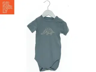 Grå bodystocking med dinosaur print fra Petit (str. 92)