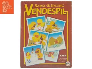 Bamse & Kylling vendespil fra Danspil (str. 27,5x21 cm)