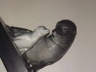 Morsæl med baby 21 cm Royal Copenhagen