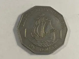 One Dollar East Caribbean States 1969