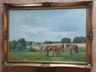 NIELS CHRISTIANSEN - ( 1873 - 1960 )- oliemaleri