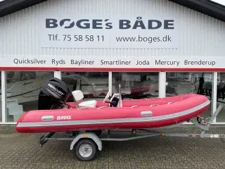 Falcon F450S med 60 hk Mercury-EFI 4 takt og Brenderup 600 kg trailer