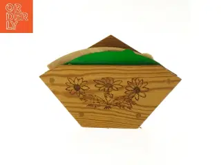 Træholder til kaffefiltre (str. 14,5x22x7 cm)