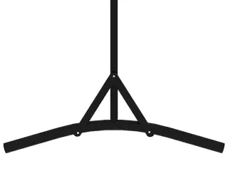 Rumdeler 175x180 cm stof sort