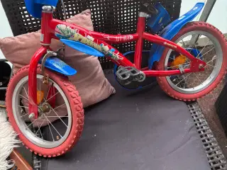 Spiderman cykel