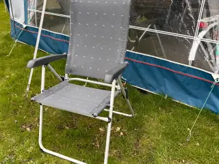 4 stk.Campingstole med hynder