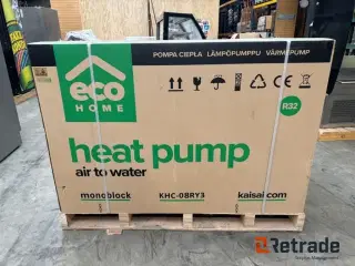 - - - KASAI eco Home KHC-08RY3 luft til vand varmepumpe