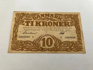 10 Kroner 1943 V