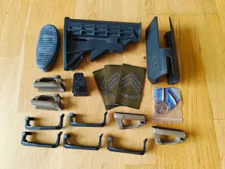 M4 Karabin dele og militær Lot.