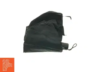 Sort sammenklappelig paraply (str. 24 cm)