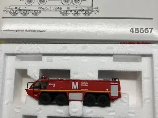 Marklin 48667 Lufthavns Brandbil (Munchen)på 6 aks