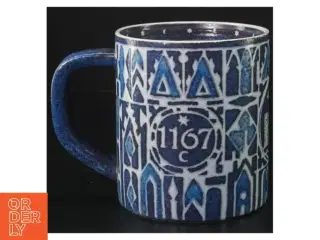 Blåt årskrus 1967 (str. 11,5 cm) 5fra aluminia