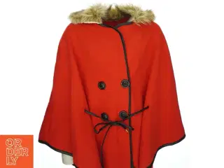 Poncho jakke med krave