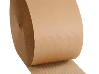 Gråbrunt Bølgepap 30 cm x 70 m - Beskyttelse & Indpakning
